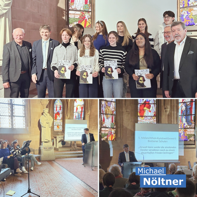 Kunstwettbewerb des Melanchthon Schülerpreises und Ausstellungseröffnung im Melanchthonhaus